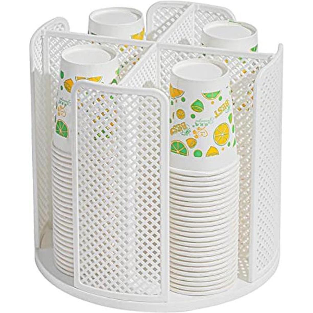 Paper Cup and Lid Holder Plastic Cup Storage Organizer