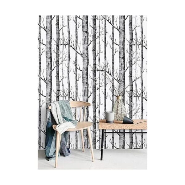 Papel tapiz de árbol de abedul de 17.7 x 197 pulgadas_4