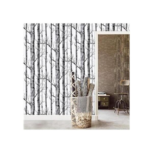 Papel tapiz de árbol de abedul de 17.7 x 197 pulgadas_3