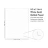 Papel de repuesto sin perforar papel de hojas sueltas A4_2