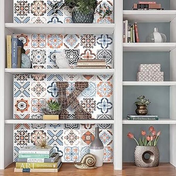 Papel tapiz autoadhesivo con patrones bohemios estilo