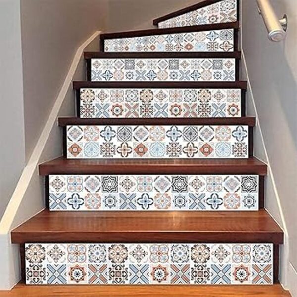 Papel tapiz autoadhesivo con patrones bohemios estilo