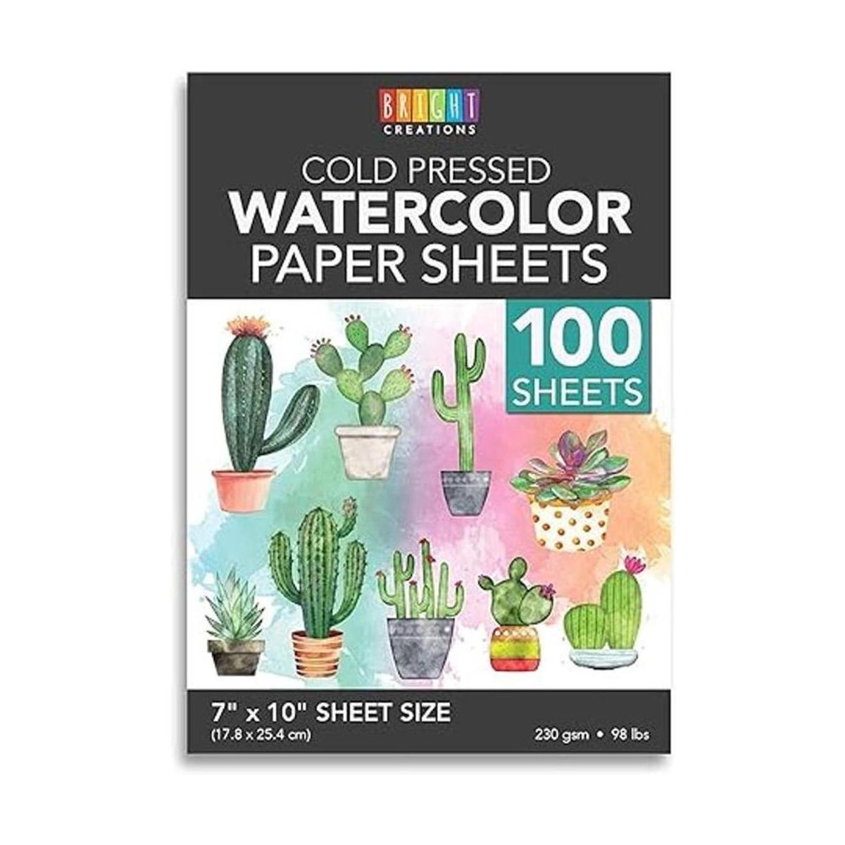 Papel de acuarela de prensa fría para artistas y