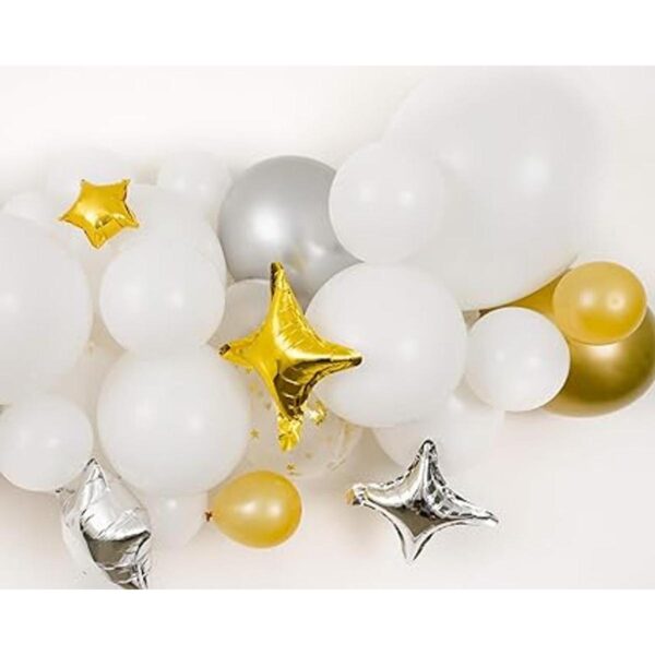 PapaKit Juego de guirnalda de globos de lujo 100 unidades