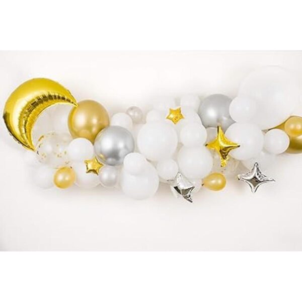 PapaKit Juego de guirnalda de globos de lujo 100 unidades