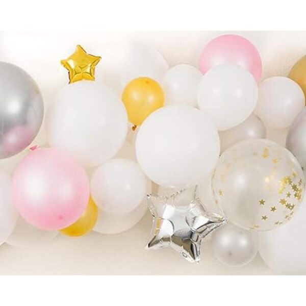 PapaKit Juego de guirnalda de globos de lujo 100 unidades