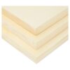 Paneles de madera sin terminar para pintar cuadrados de