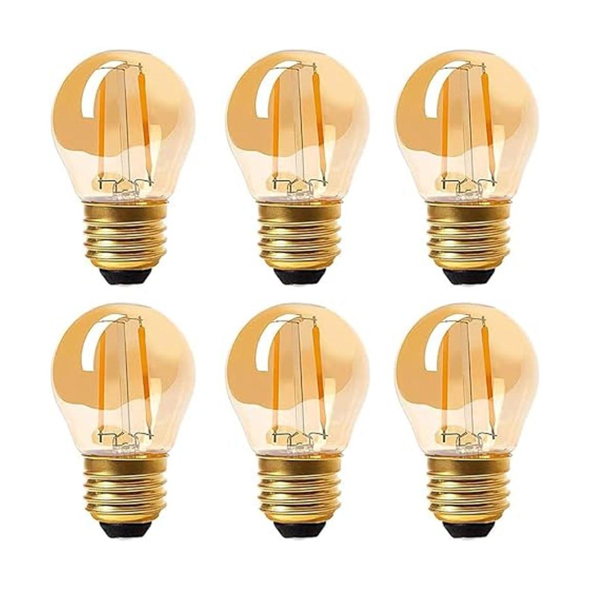 Panledo Bombillas LED Edison vintage de 2 W bombilla de