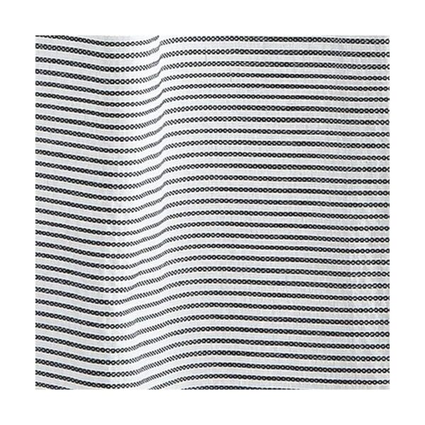 Panama Stripe Cortina de ducha 100 tela de algodón para_4