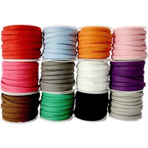 Pamir Tong 12 rollos de 120 yardas de cordón de cuero de_1