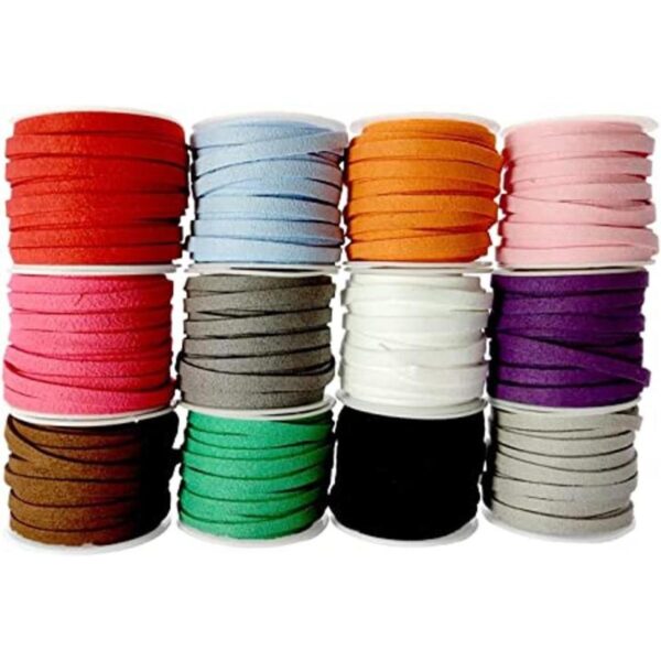 Pamir Tong 12 rollos de 120 yardas de cordón de cuero de_1