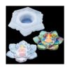 Palksky Lotus Moldes de resina para velas de té moldes