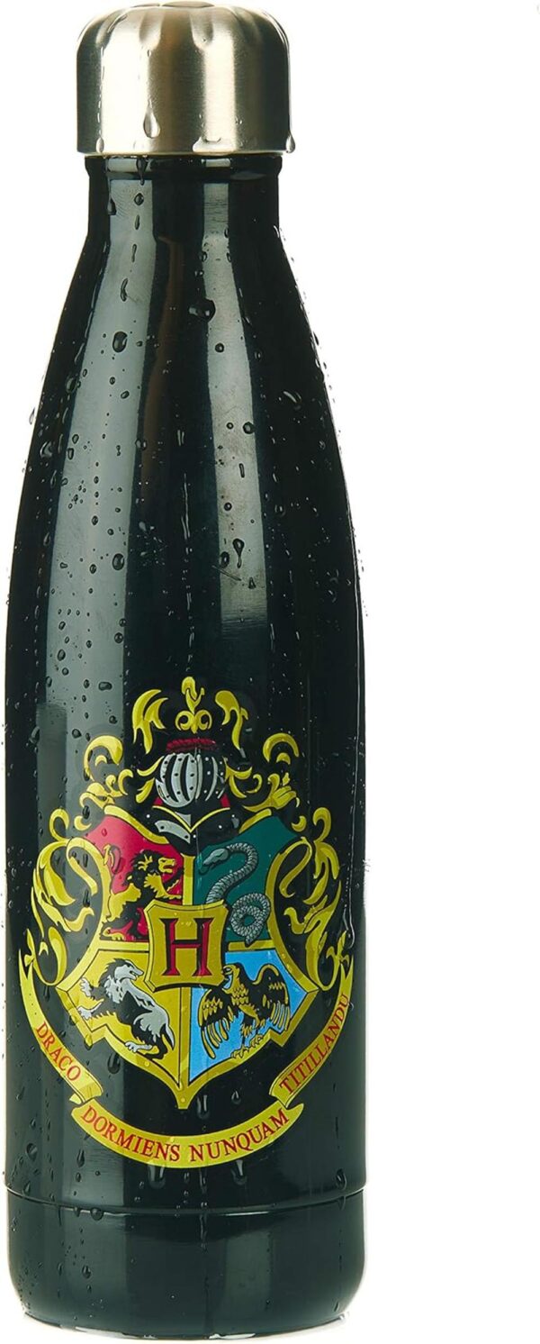 Paladone AMZ7490HP Hogwarts Botella de agua de metal con_1