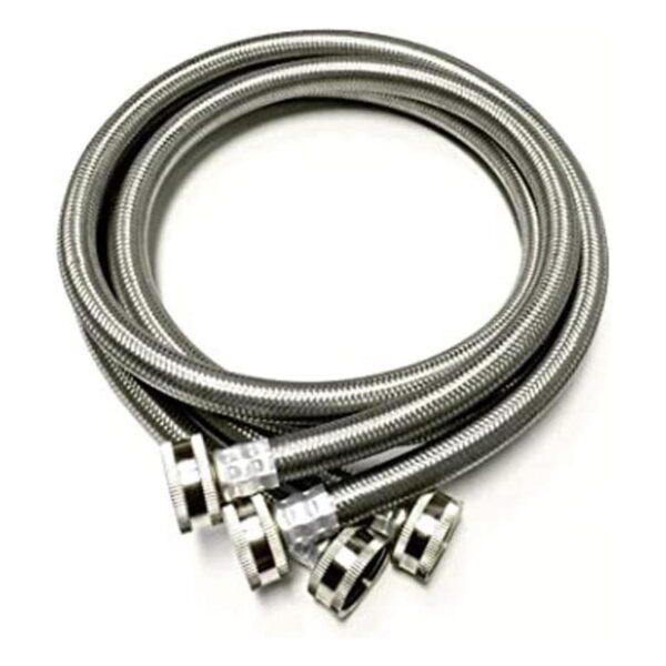 Pack de 2 mangueras de acero inoxidable de alta calidad_1
