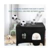 Pack N Play Funda opaca para cuna Hiaksedt para empacar y_5