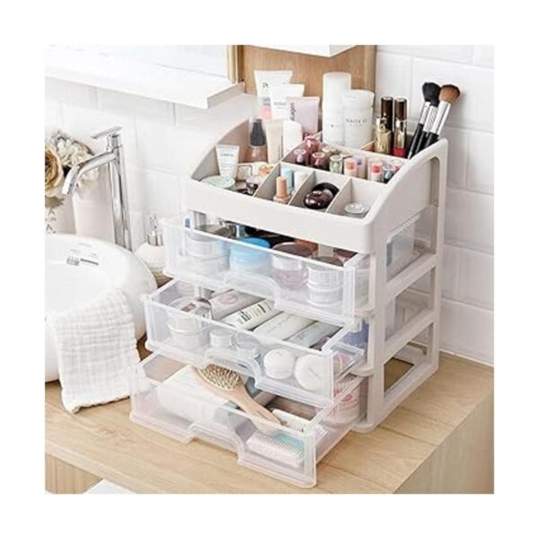 PTBSZCWY Organizador de maquillaje con 3 cajones vitrinas_2