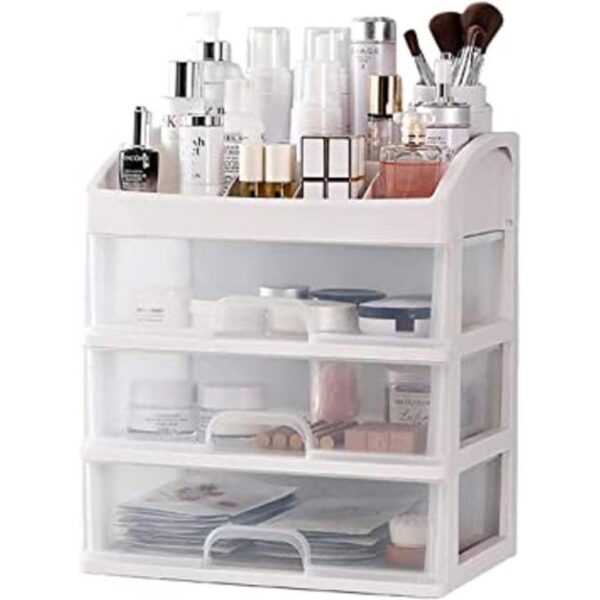 PTBSZCWY Organizador de maquillaje con 3 cajones vitrinas_1