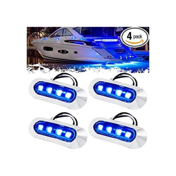 PSEQT Luces LED impermeables para barcos marinos de 38_1