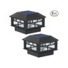 POWGDLT Luces solares para postes para exteriores luces_1