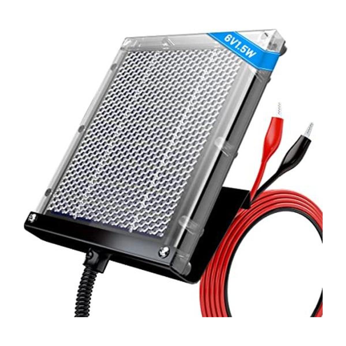 POWOXI Panel solar de 6 V y 15 W para recargar la batería