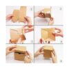 PQZKLDP Paquete de 15 cajas plegables de 6 x 6 x 6_6