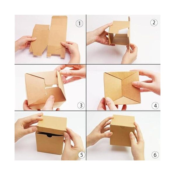 PQZKLDP Paquete de 15 cajas plegables de 6 x 6 x 6_6