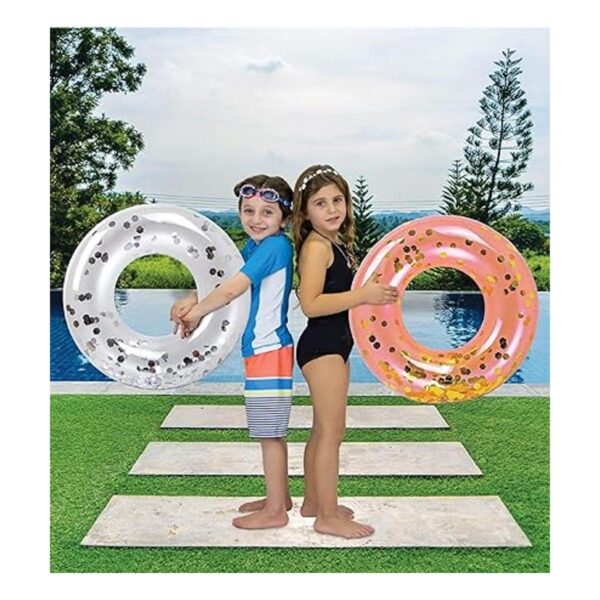 POZA Paquete de 4 tubos flotadores inflables para piscina_5