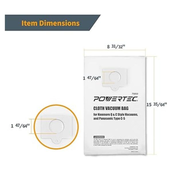 POWERTEC para Kenmore Canister Q C Style 5055 50557