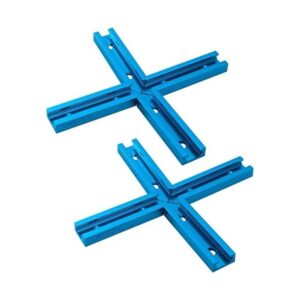 POWERTEC 71698 Kit de intersección de pista T 2 unidades