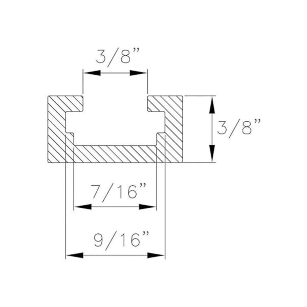 POWERTEC 71698 Kit de intersección de pista T 2 unidades
