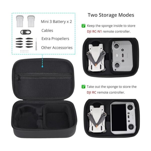PONYRC Bolsa de almacenamiento portátil para DJI Mini 3_2