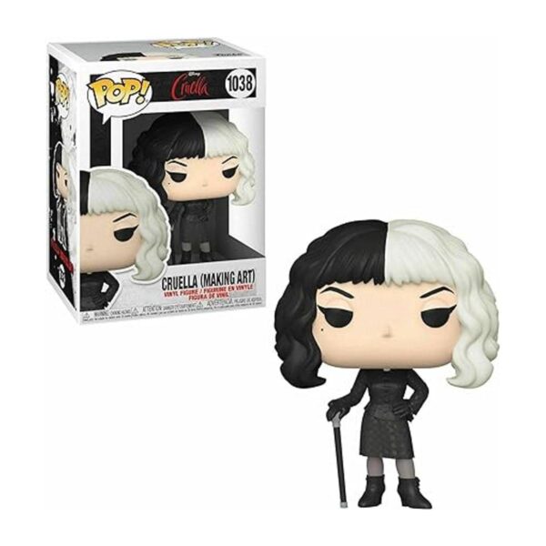 POP Disney Cruella Cruella en vestido negro multicolor_2