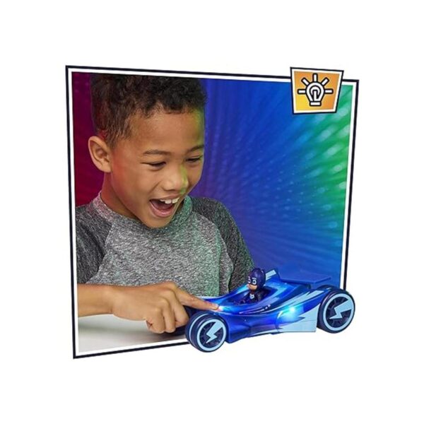 PJ Masks Glow Go CatCar Vehículo de juguete preescolar_6