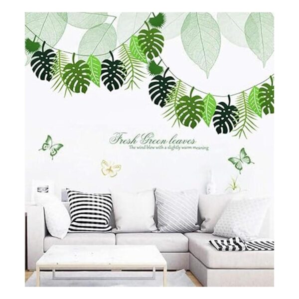 PIXHOTUL Paquete de 2 pancartas tropicales de hojas