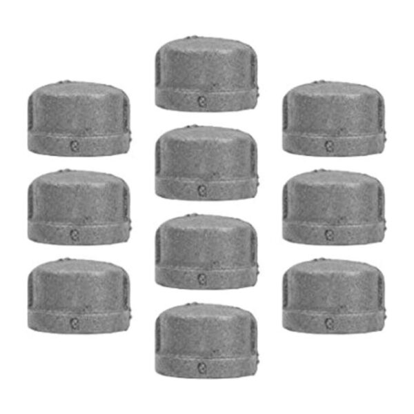 PIPE DCOR 34 pulg. Tapa de hierro maleable 10 unidades_1