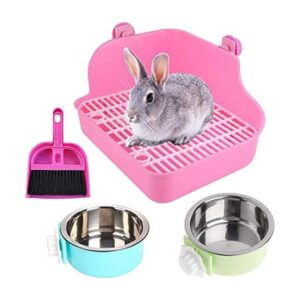 PINVNBY Caja de arena para conejos para jaulas conejos