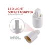 PHITUODA 10 adaptadores de enchufe Gx23 a E26E27 soporte