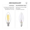 PIFUT Bombilla LED E14 regulable 110 V 300 lúmenes_4