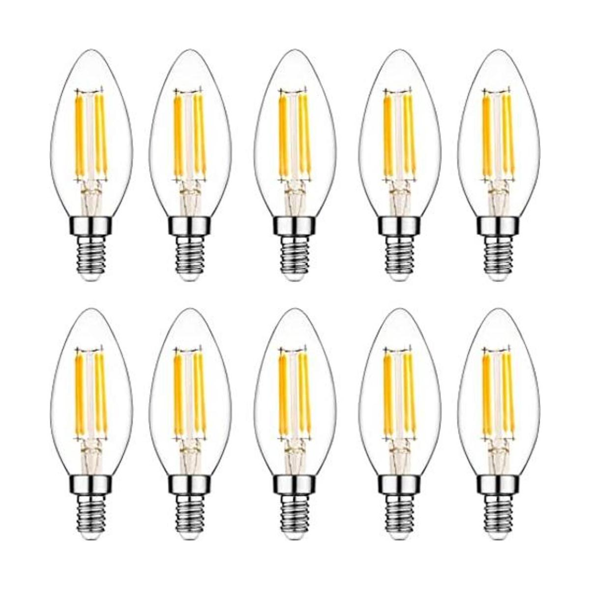 PIFUT Bombilla LED E14 regulable 110 V 300 lúmenes