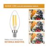 PIFUT Bombilla LED E14 regulable 110 V 300 lúmenes_3