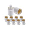 PHITUODA 10 adaptadores de enchufe Gx23 a E26E27 soporte