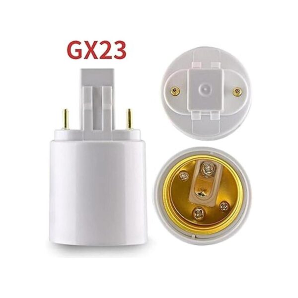 PHITUODA 10 adaptadores de enchufe Gx23 a E26E27 soporte