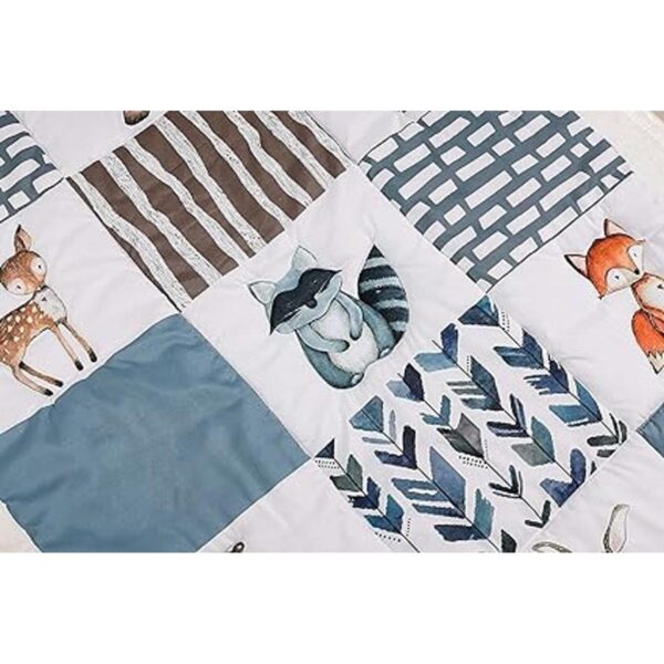 PINNKKU Juego de ropa de cama de 3 piezas con animales del