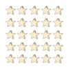 PH PandaHall 60 cuentas de estrella de latón de larga