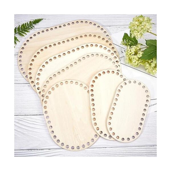 PH PandaHall Cesta de madera natural de 7 tamaños