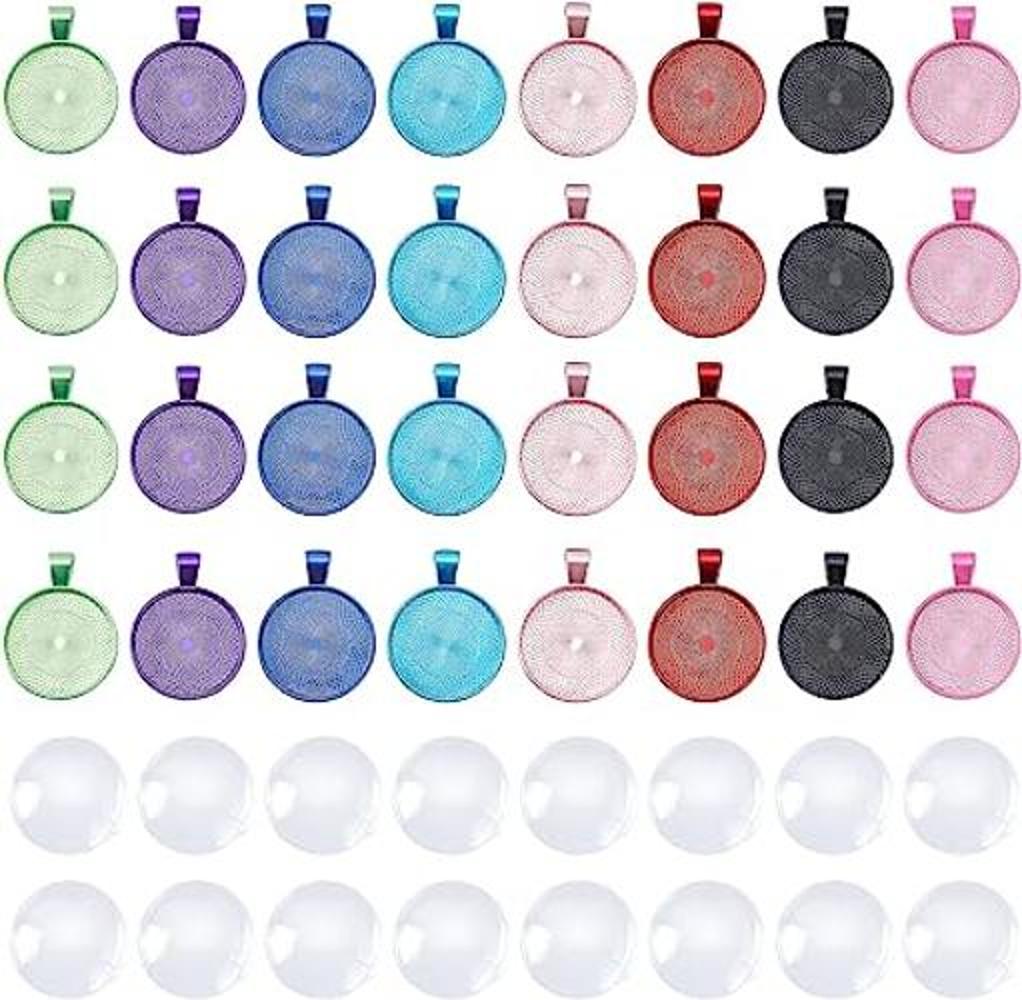 PH PandaHall Bandeja colgante de 64 piezas 8 colores 32