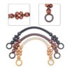 PH PandaHall 6 asas de madera con cuentas 3 colores de
