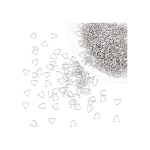 PH PandaHall 500 anillos de triángulo abiertos para