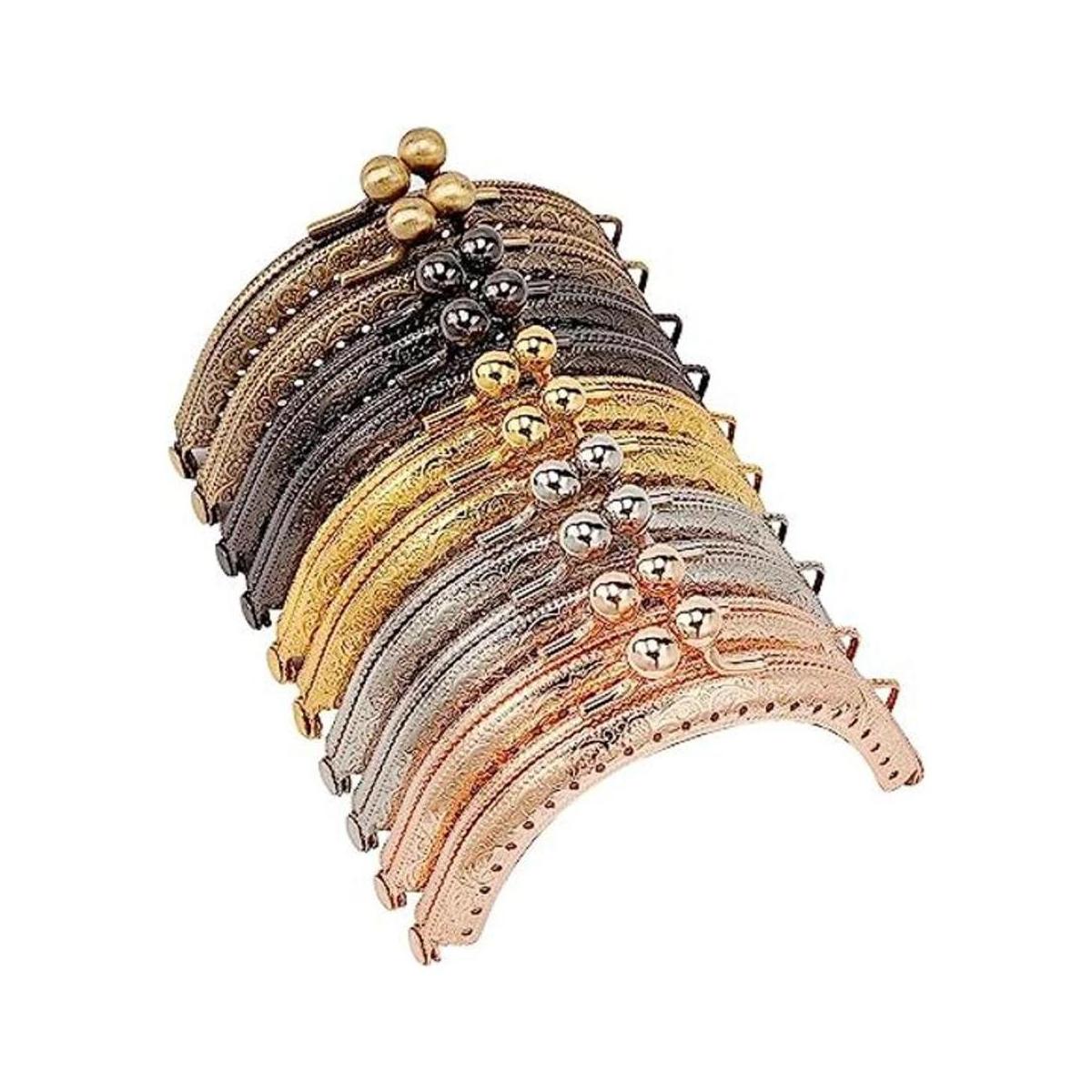 PH PandaHall 10 marcos de metal para monedero 5 colores
