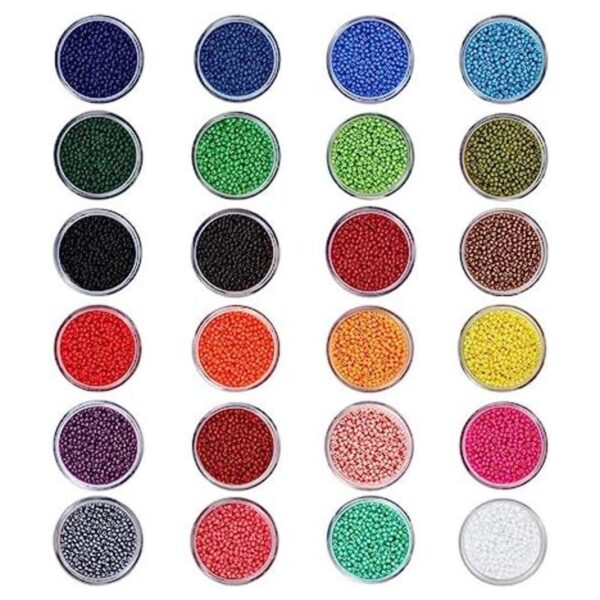 PH PandaHall 24 000 cuentas de cristal multicolor 24